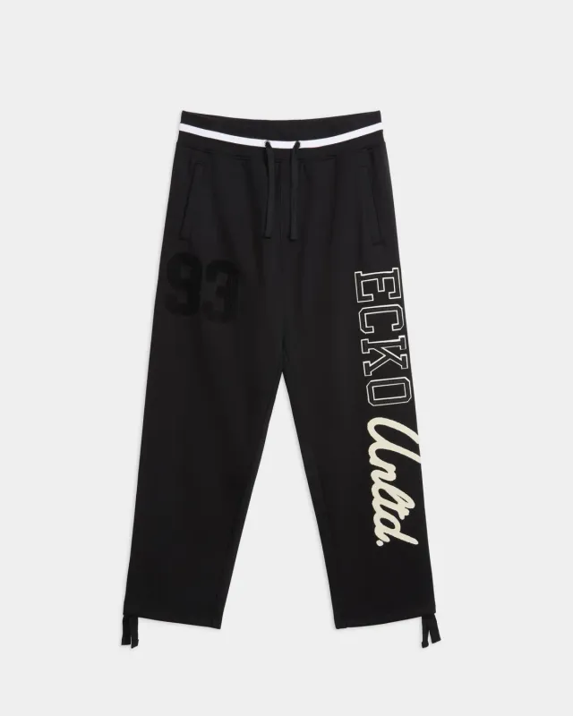 Ecko Red Kingston pantaloni sport negri din bumbac