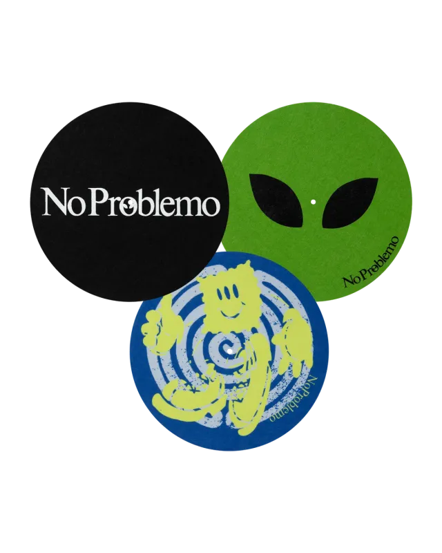 No Problemo Turntable Slipmats slipmaturi pick-up multi 3 buc poliester