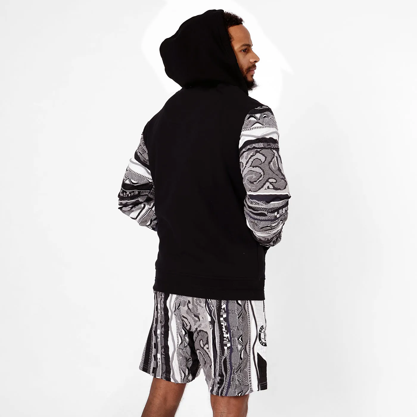 COOGI X NBA Brooklyn Nets hanorac cu fermoar negru