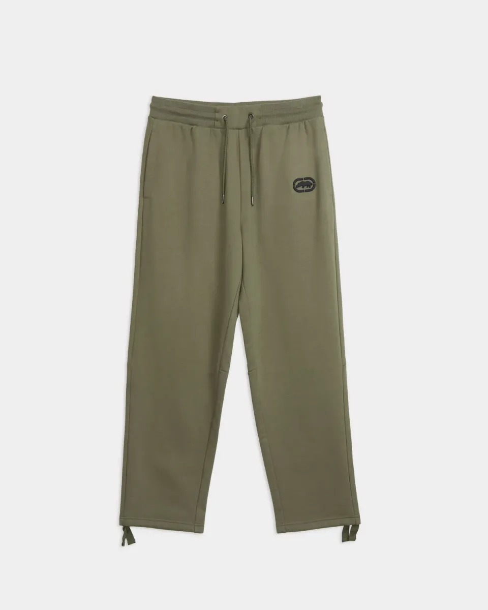 Ecko Red Classic Wide Leg pantaloni sport maslinii