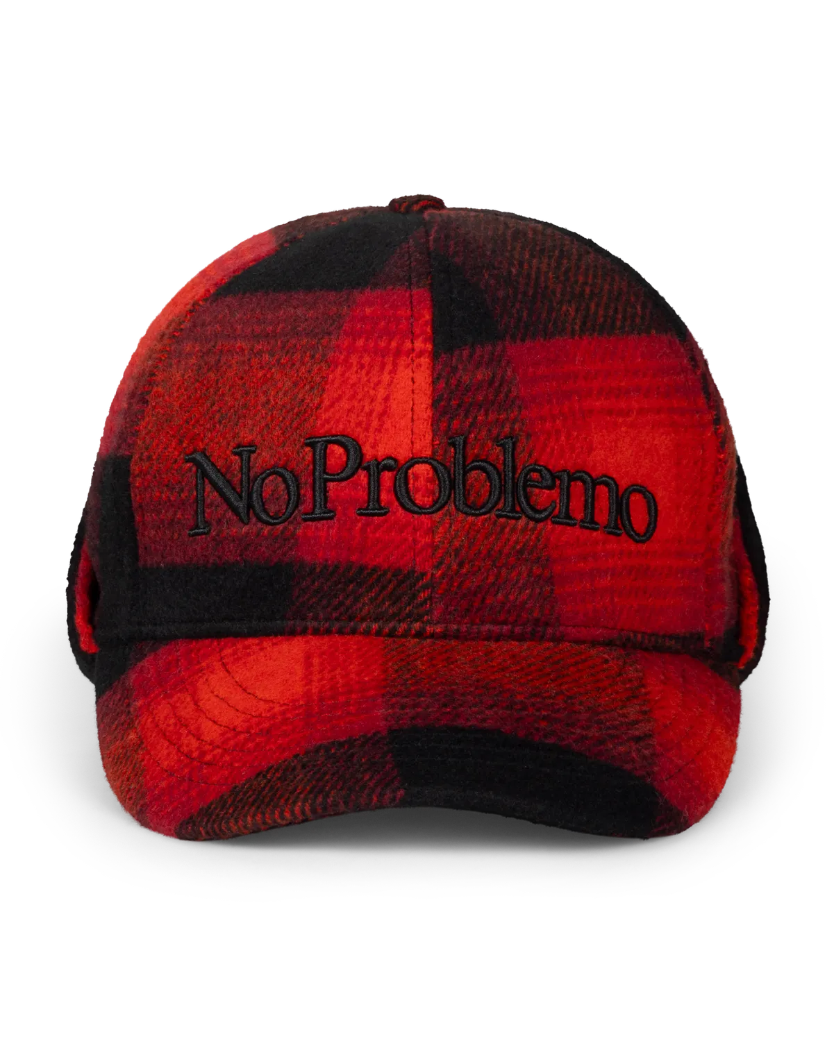 No Problemo Plaid Flap sapca trapper rosie bumbac