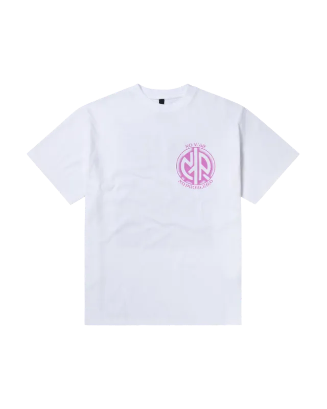 No Problemo No War tricou alb bumbac