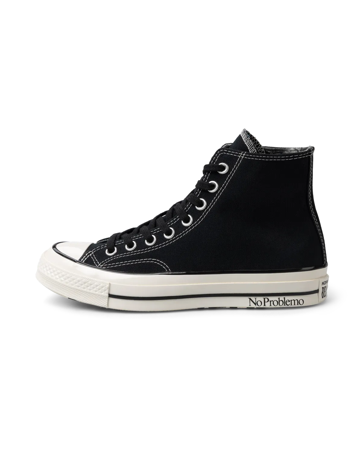 No Problemo x Converse Black Chuck 70 Hi tenisi negri
