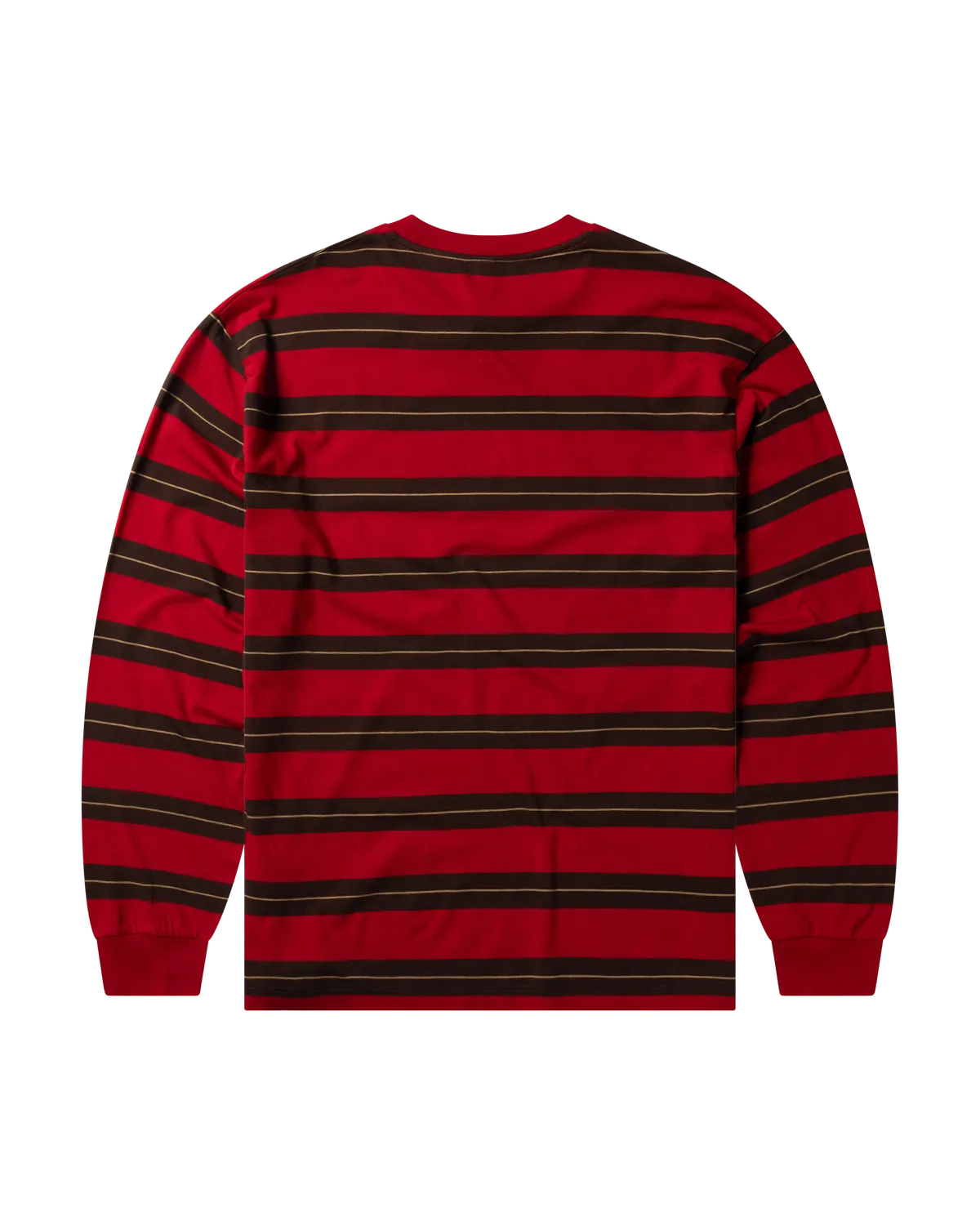 No Problemo Striped LS Tee bluză roșie dungi