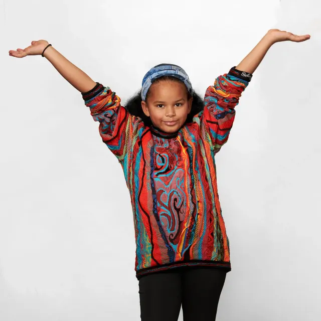 COOGI Sunset pulover copii multicolor bumbac mercerizat