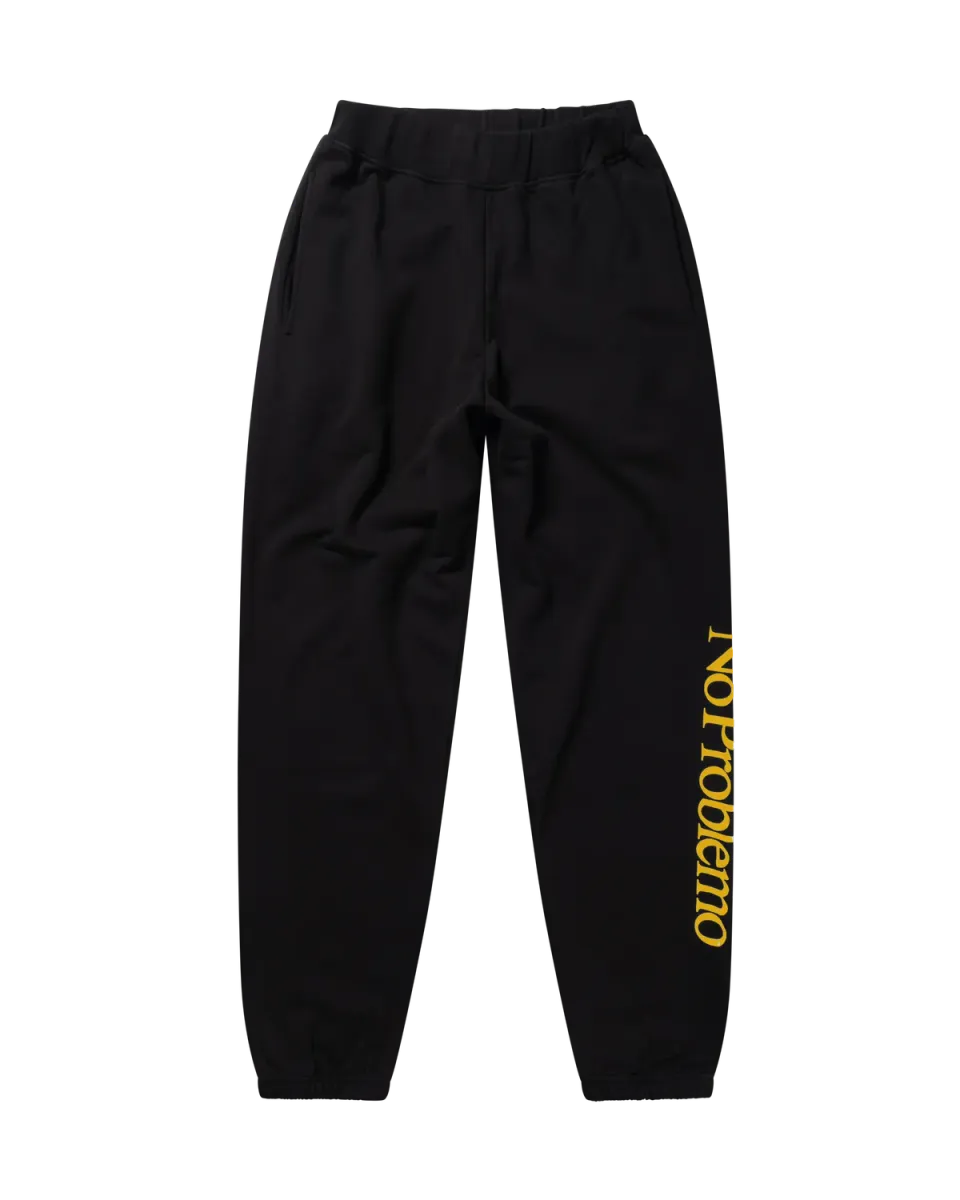 No Problemo Sweatpants pantaloni trening negri M bumbac