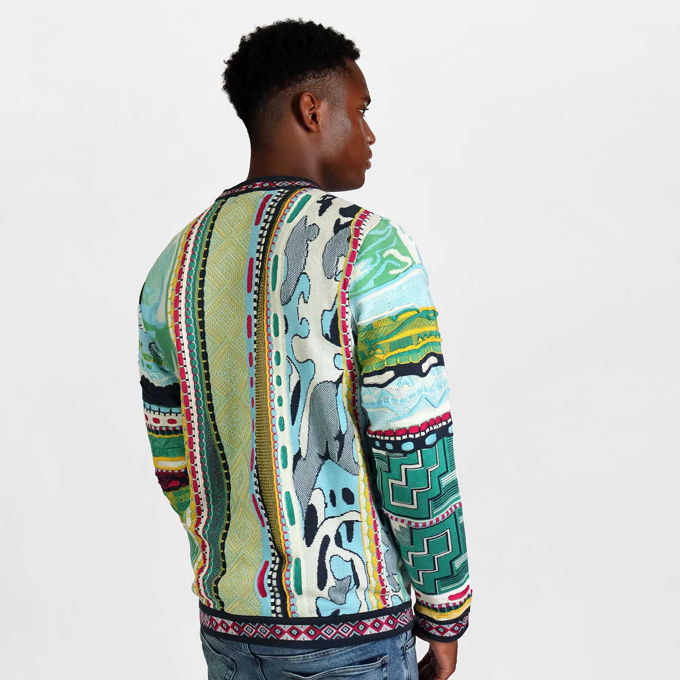 COOGI Art Droplet Pulover crewneck multicolor bumbac