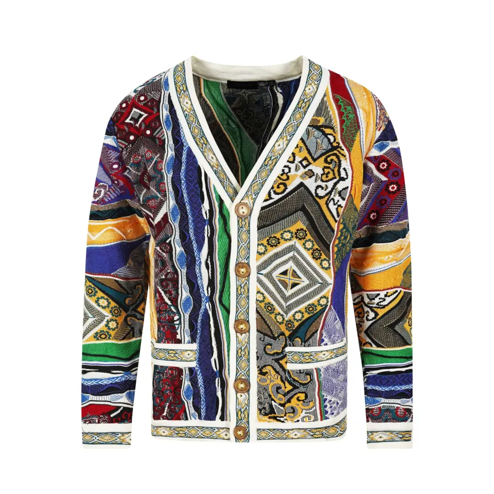 COOGI OG cardigan bărbați multicolor bumbac