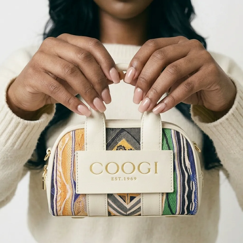 COOGI Siena Mini geantă crossbody crem