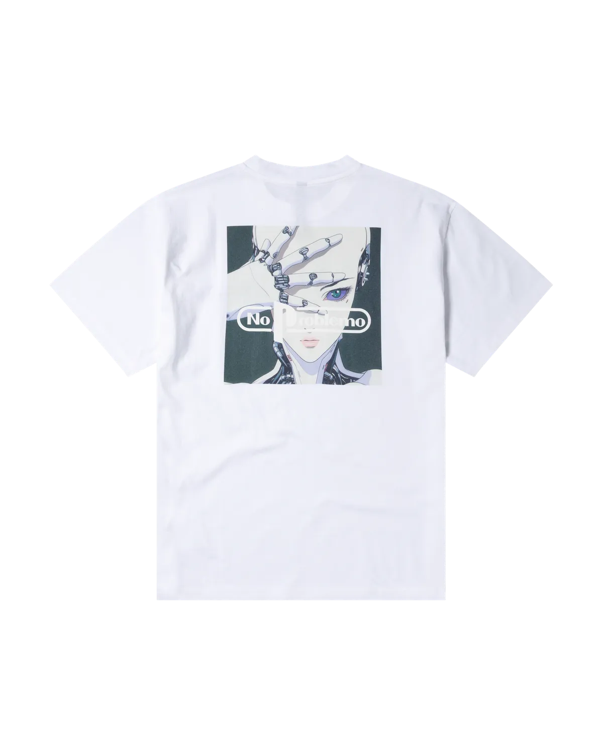 No Problemo No Limits SS Tee tricou alb bumbac