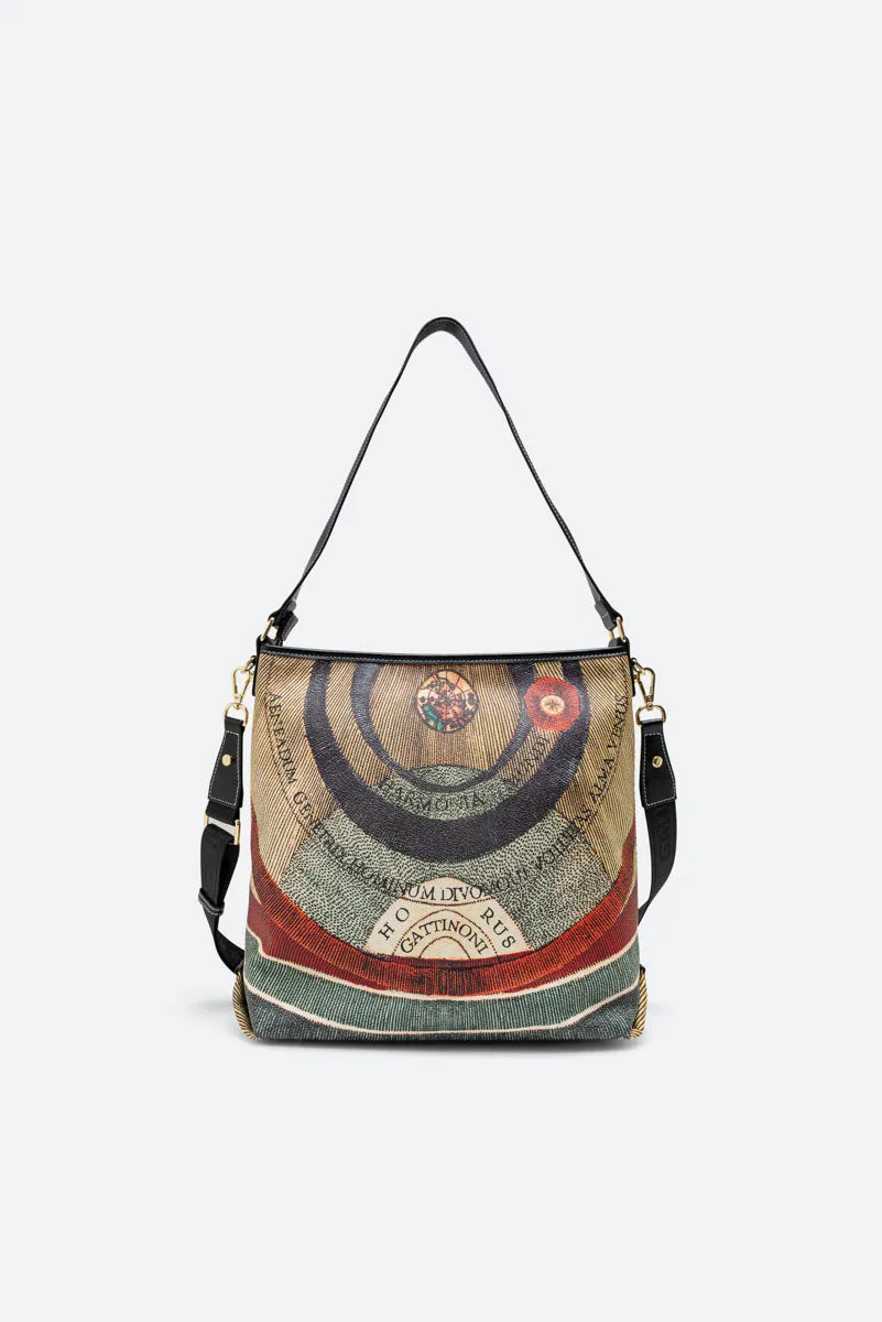 Gattinoni Planetarium Classic geanta umar negru 39cm 2fete