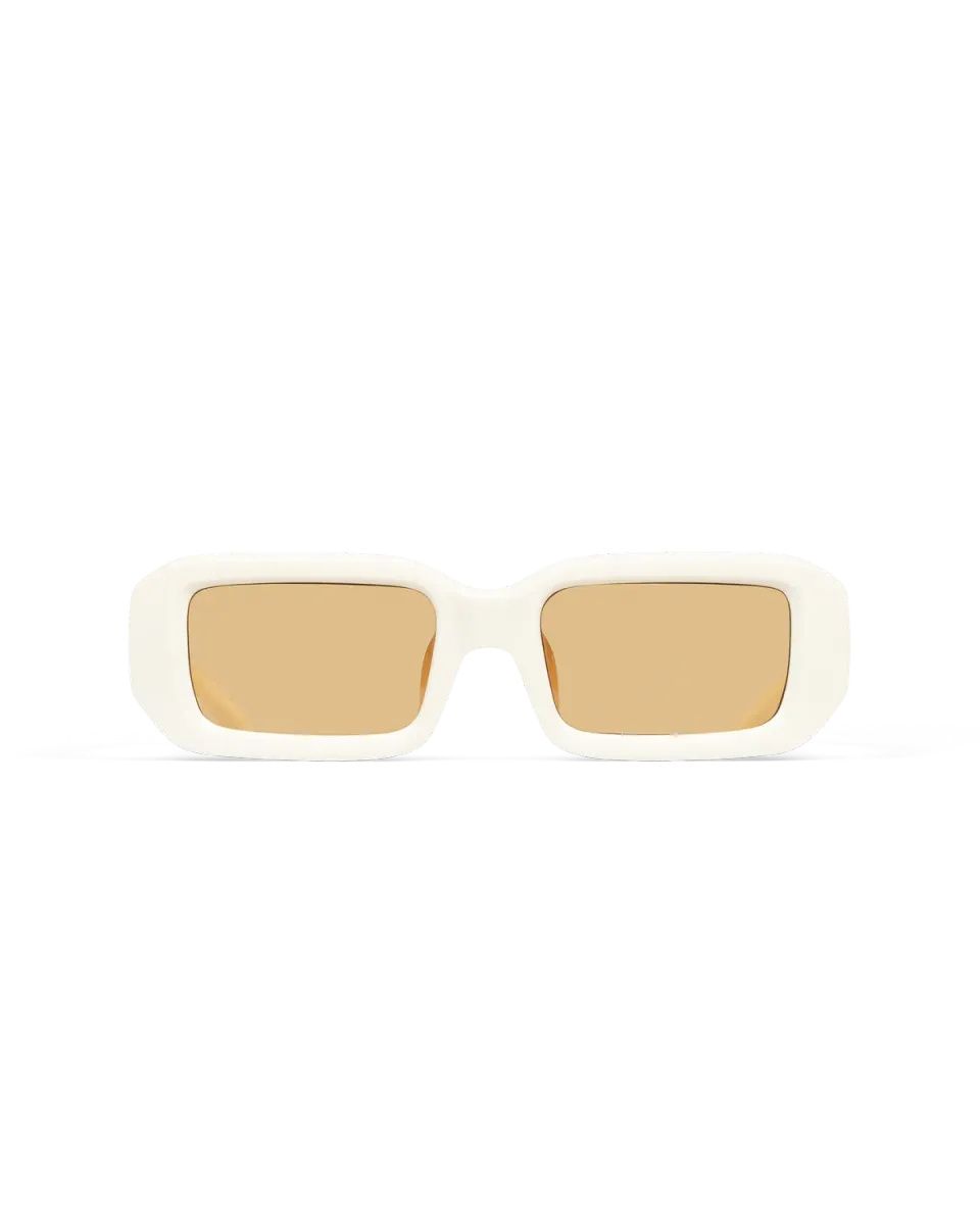 No Problemo Blackpool ochelari de soare off white amber