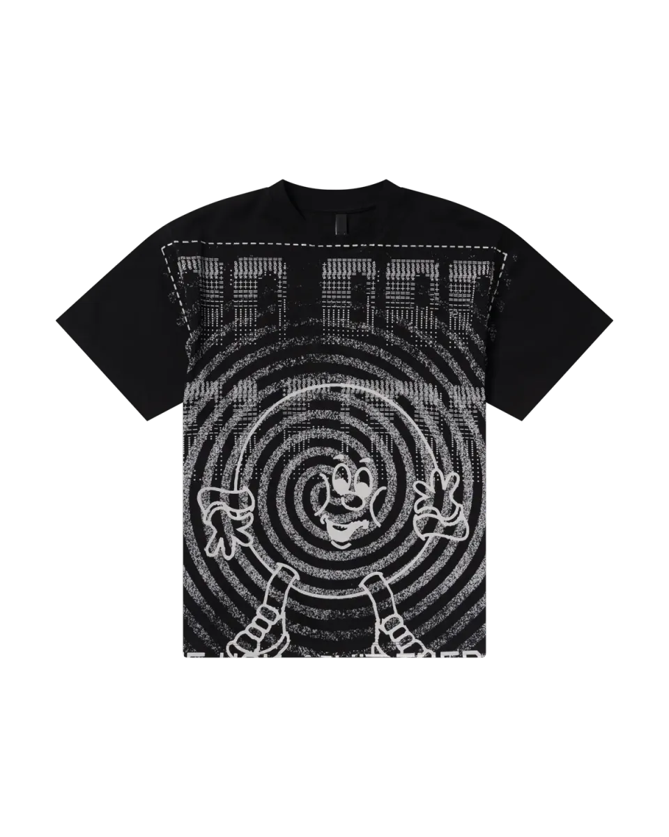 No Problemo Hypnosis SS Tee tricou negru bumbac greu