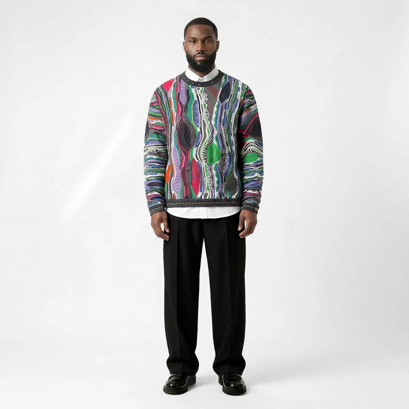 COOGI Blister pulover crewneck bumbac mercerizat