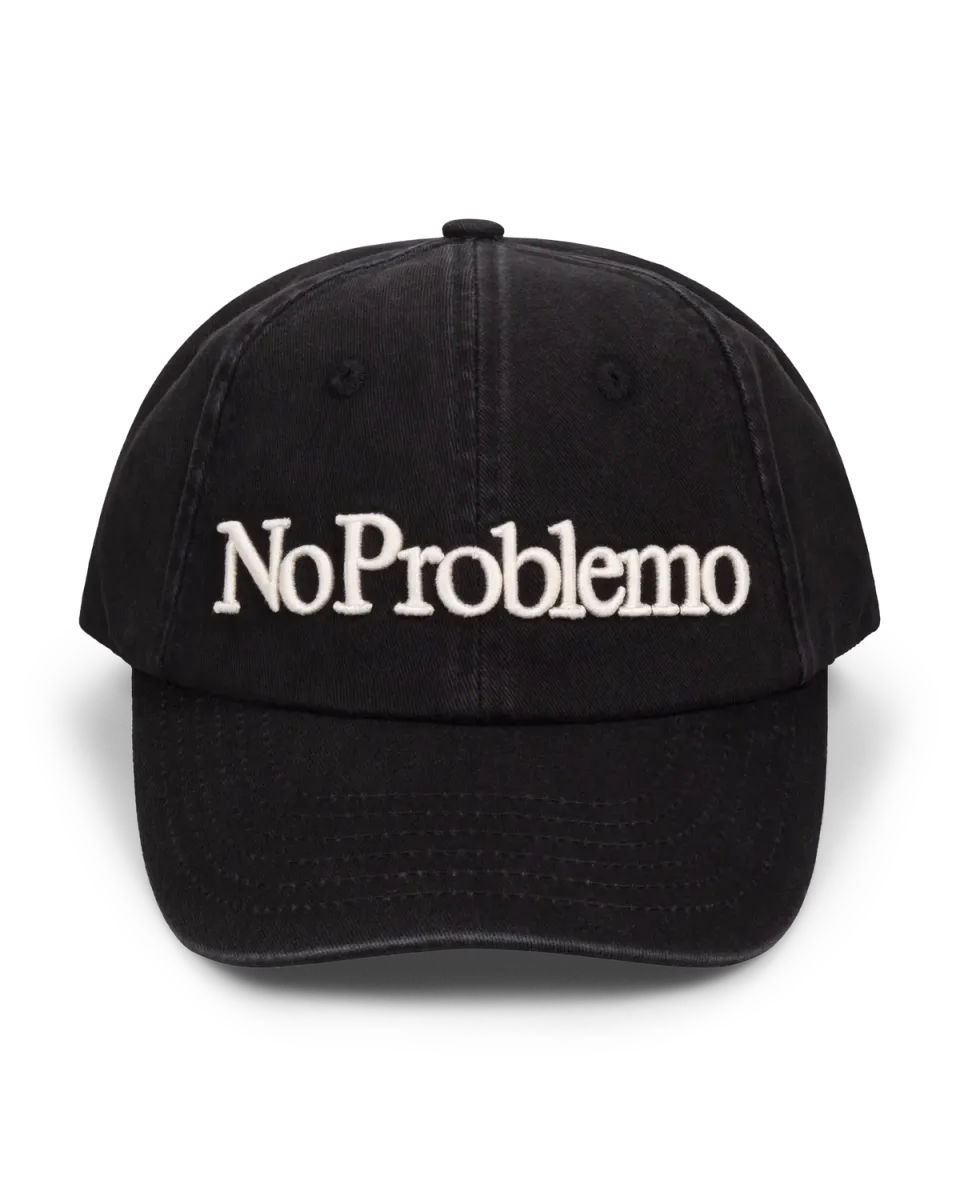 No Problemo Cap șapcă neagră bumbac