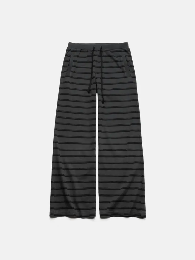 Enrage Slim pantaloni trening negri dungi bumbac