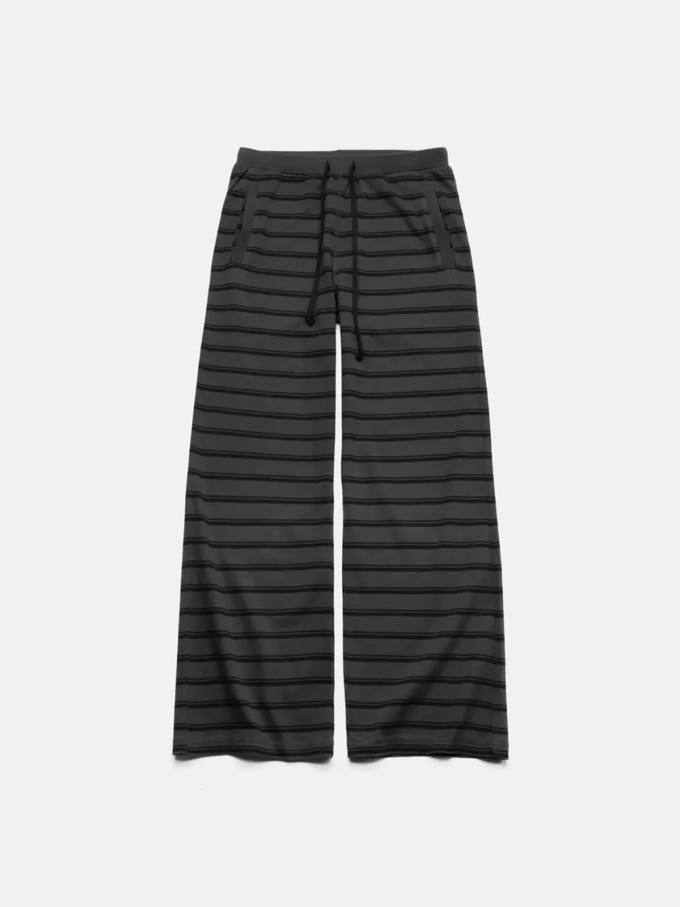 Enrage Slim pantaloni trening negri dungi bumbac