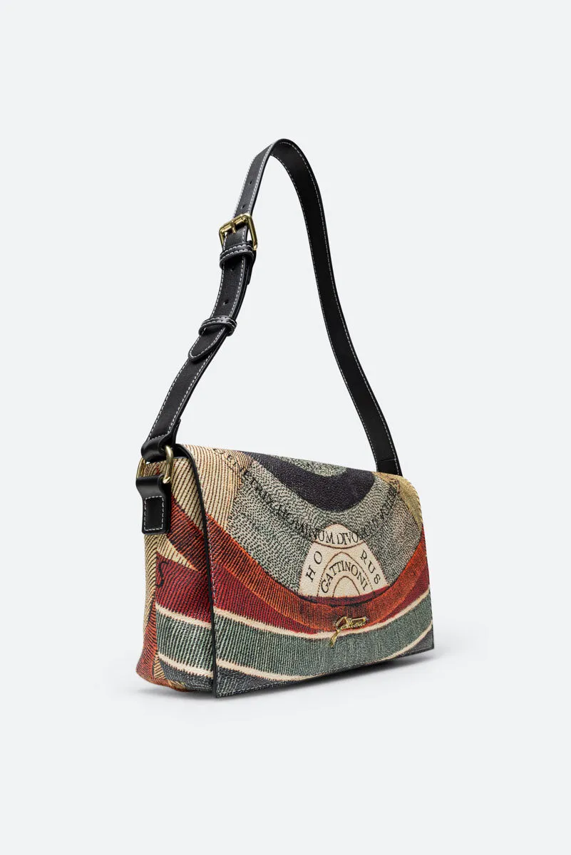 Gattinoni Planetarium Classic geanta crossbody cu clapeta