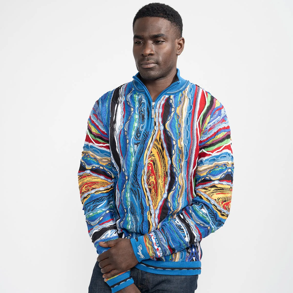 COOGI Byron pulover barbati quarter-zip bumbac