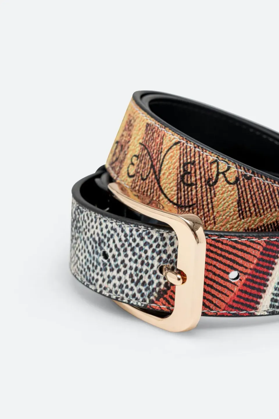 Gattinoni Planetarium Belts Antonella curea neagra clasica