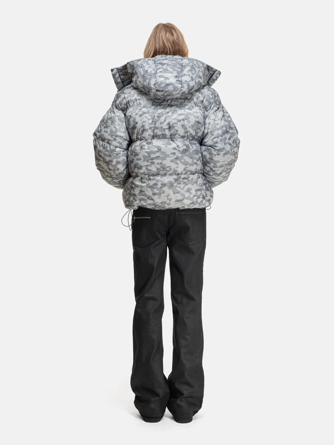 Enrage Puffy Digital Camo geaca groasa cu gluga detasabila