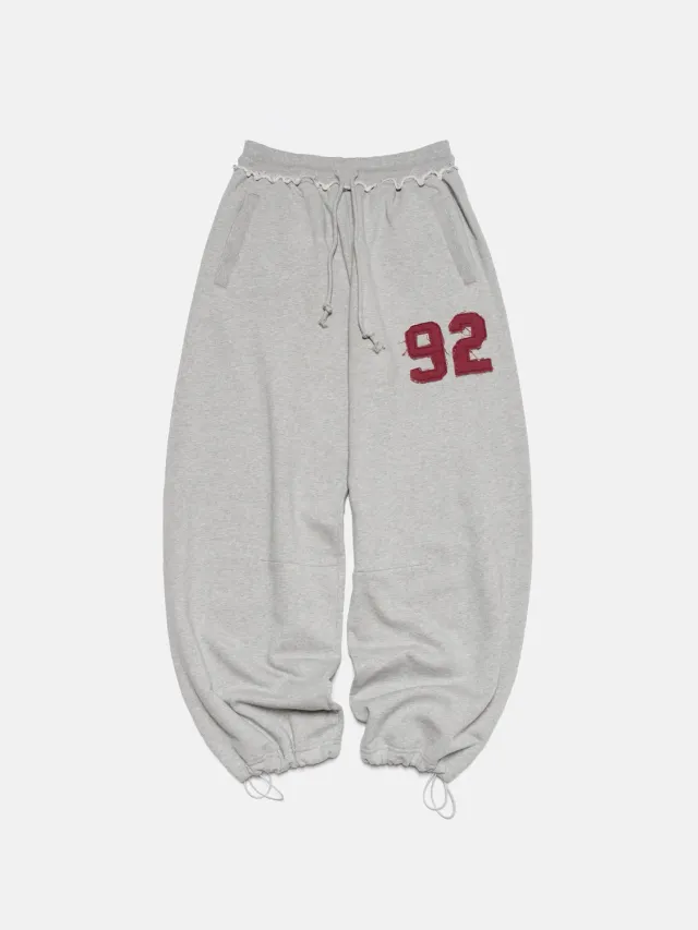 Enrage 2010 pantaloni sport gri bumbac largi