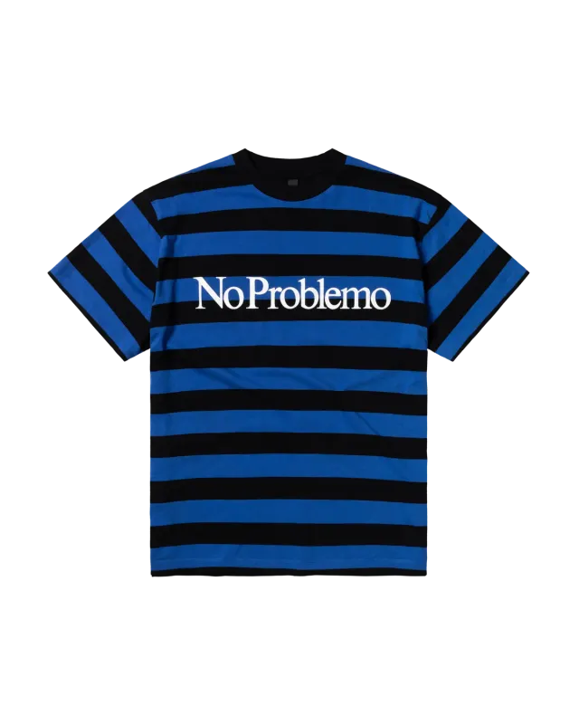 No Problemo Striped SS Tee tricou dungi negru