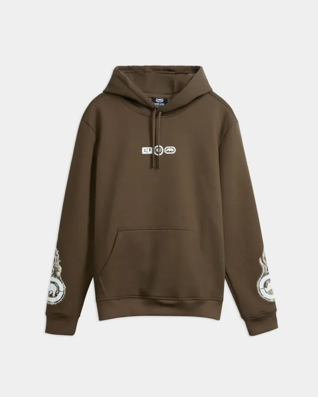 Ecko Red Leafy On Fire hanorac barbati cu gluga