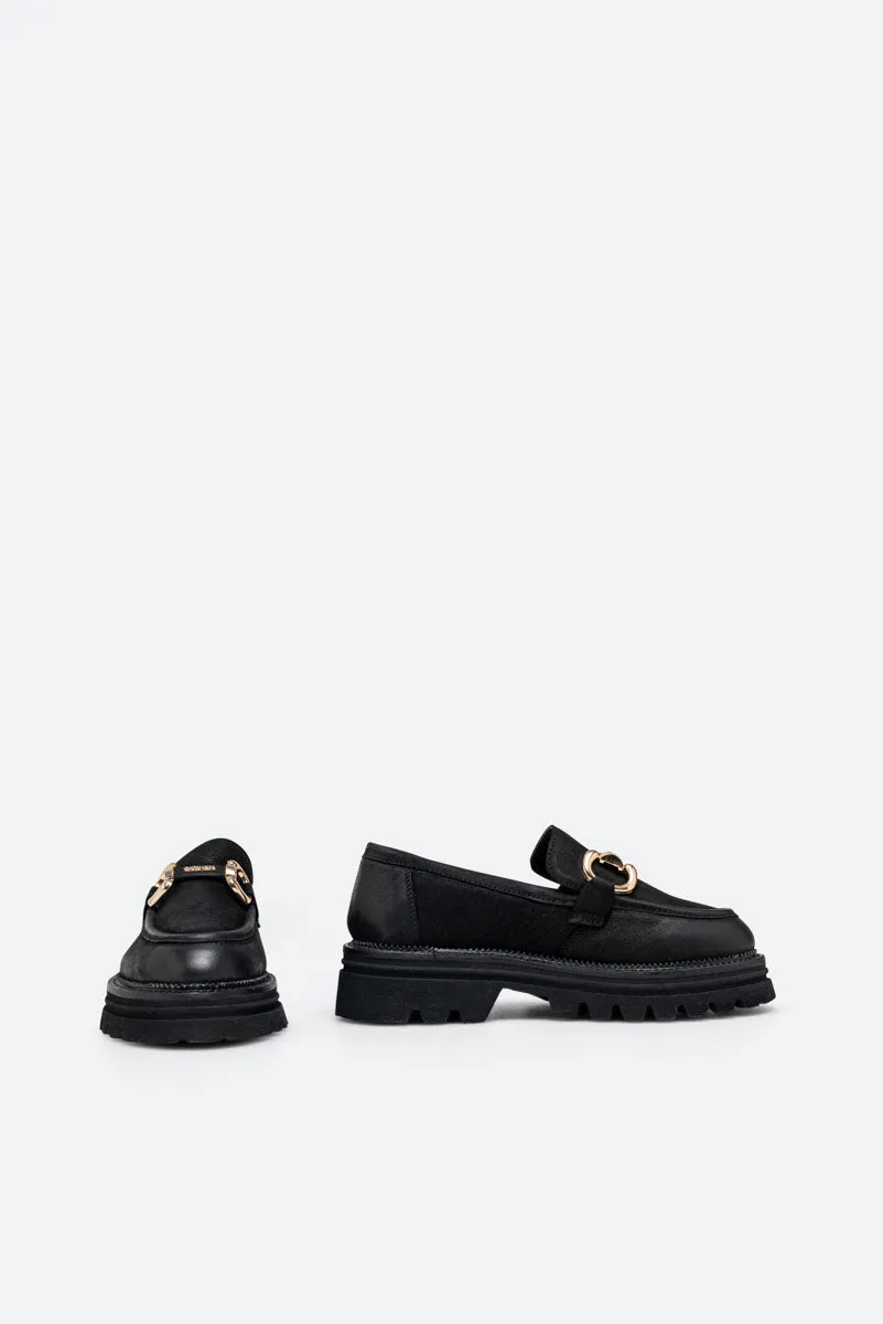 Gattinoni Planetarium Bell mocasini negri nubuck