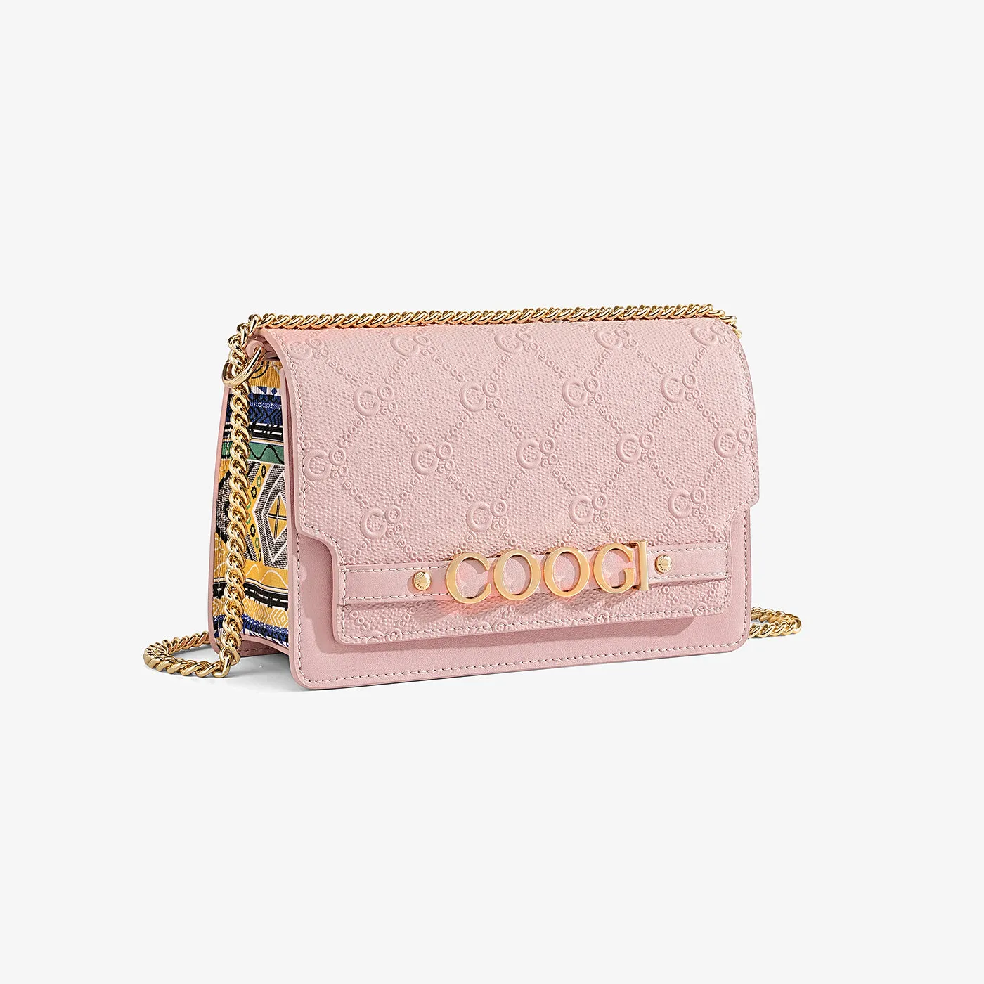 COOGI Capitola geanta crossbody piele roz