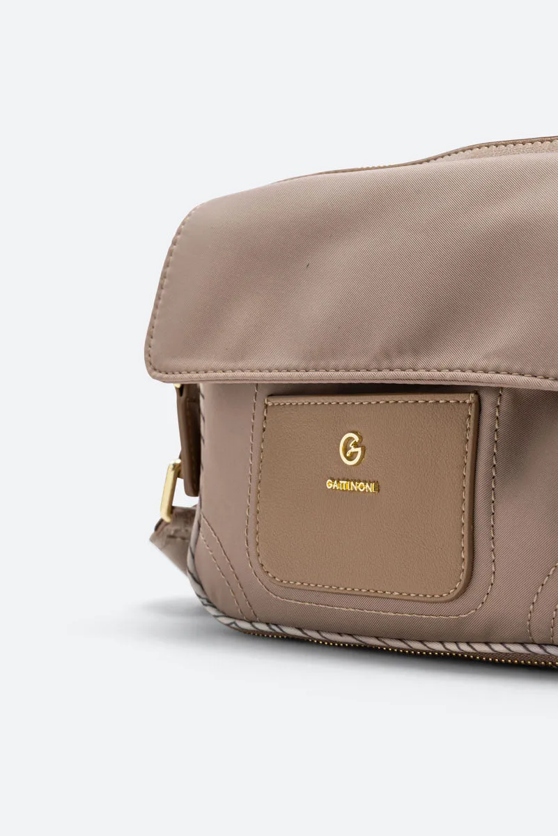 Gattinoni Colorsoul geanta crossbody 21,5 cm bej