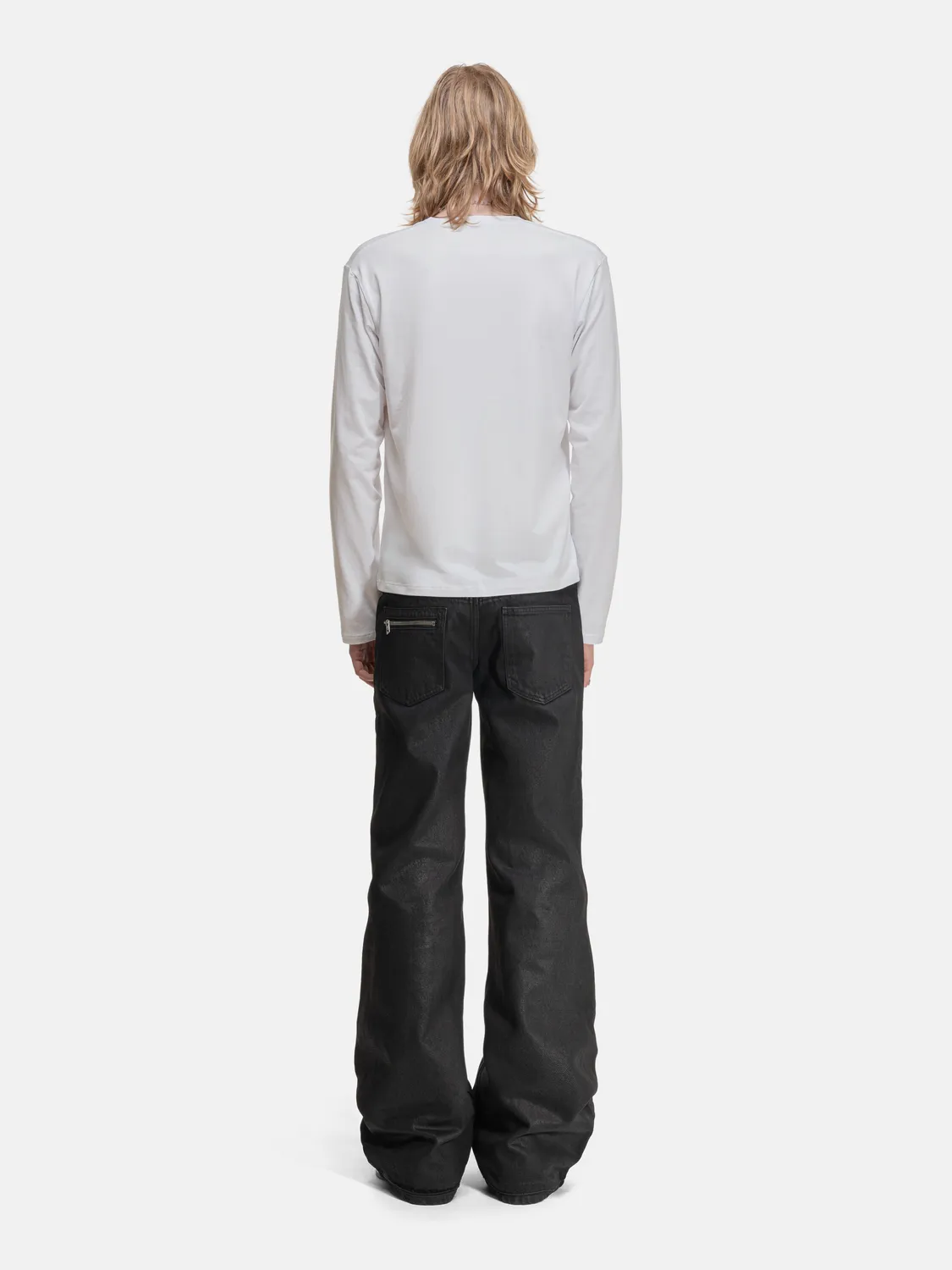 Enrage Daily Longsleeve bluză albă bumbac modal