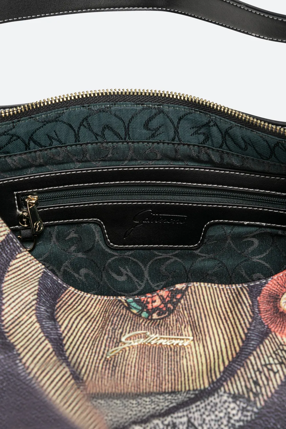 Gattinoni Planetarium Classic Hobo geanta medie cu piele