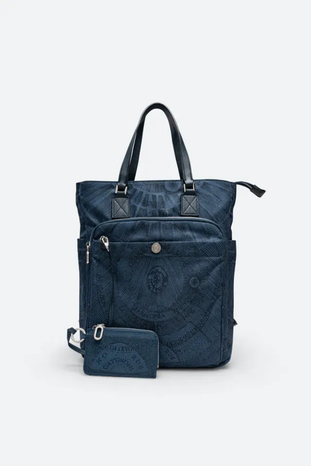 Gattinoni Maya Experience rucsac albastru nailon