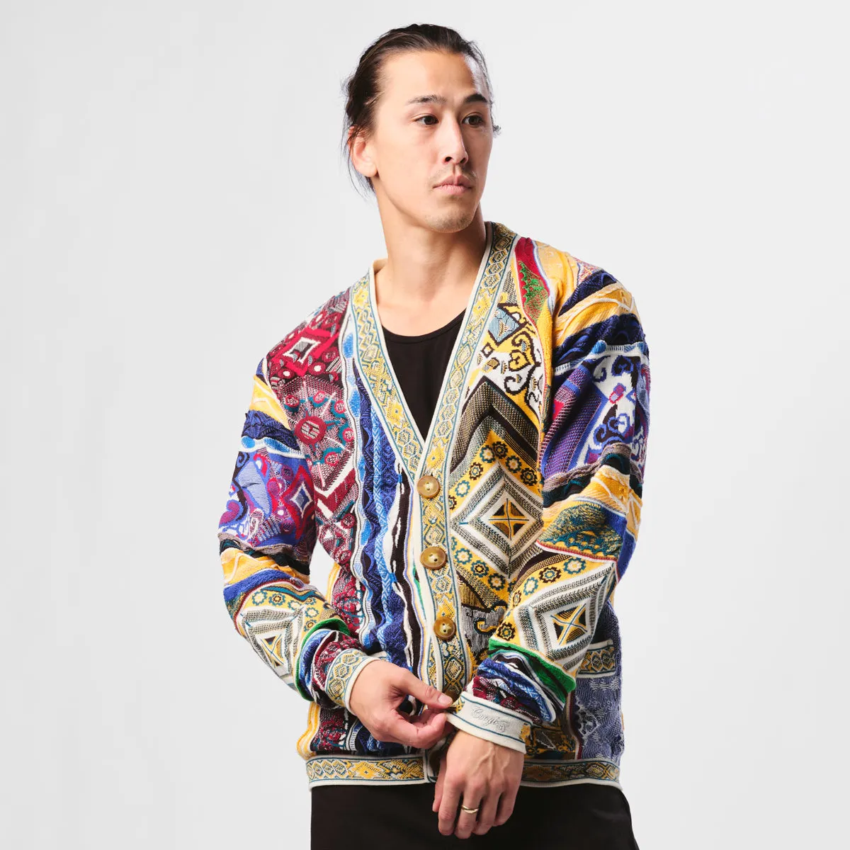 COOGI OG cardigan bărbați multicolor bumbac