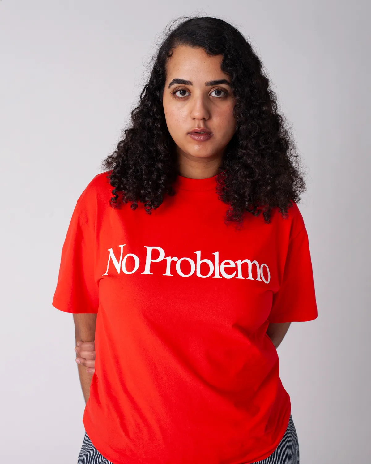 No Problemo SS Tee tricou rosu bumbac clasic