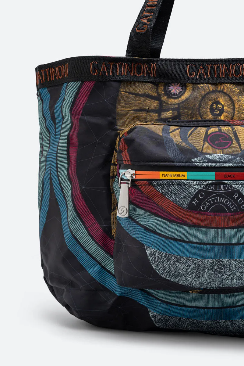 Gattinoni Planetarium Easy Chic geanta umar negru nailon