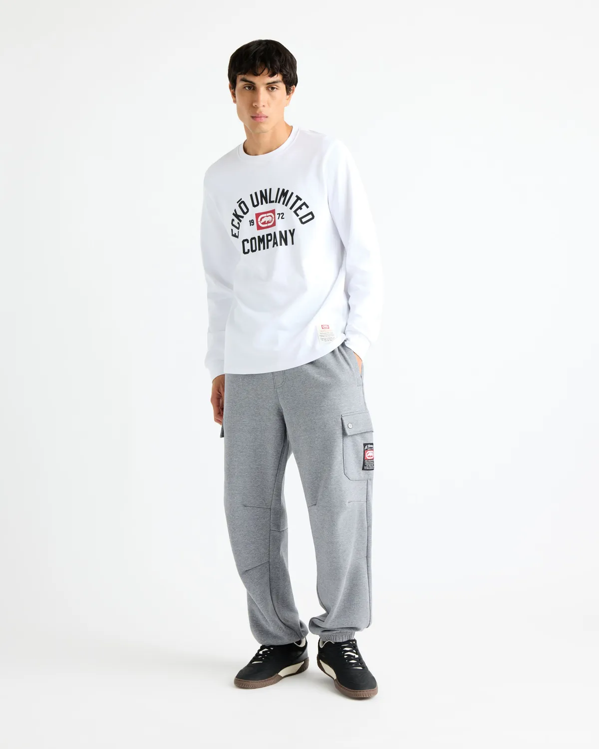 Ecko Red Classic Arch bluza maneca lunga bumbac
