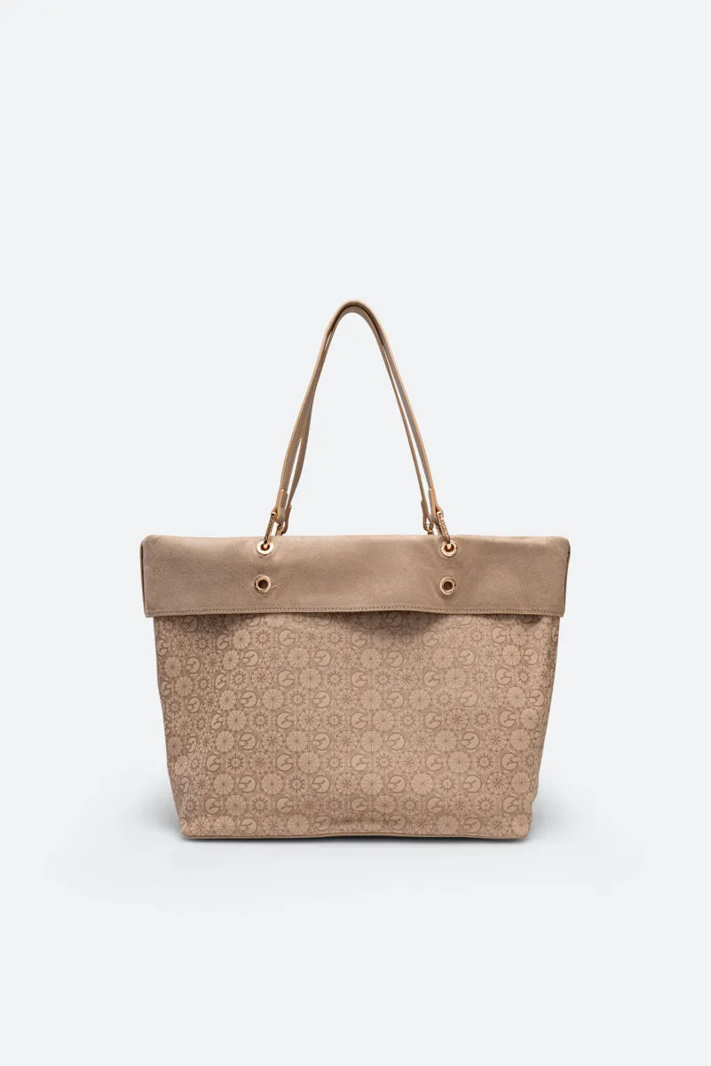 Gattinoni Teodosia Beige geanta de umar reversibila