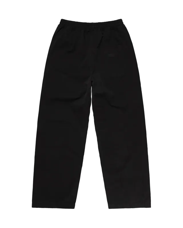 No Problemo Mini Problemo Ripstop pantaloni negri bumbac