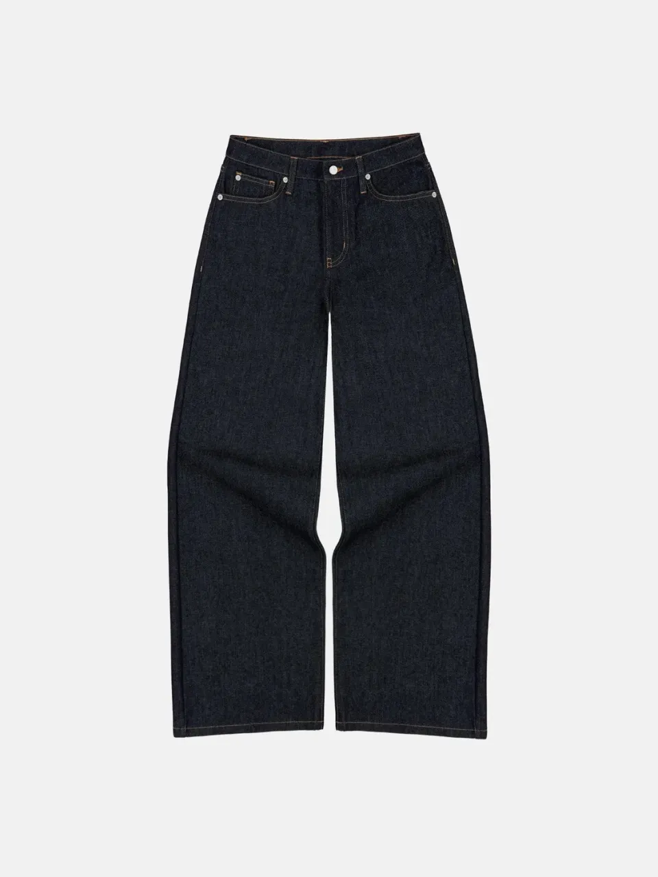 Enrage Bowstons Jeans blugi raw denim largi