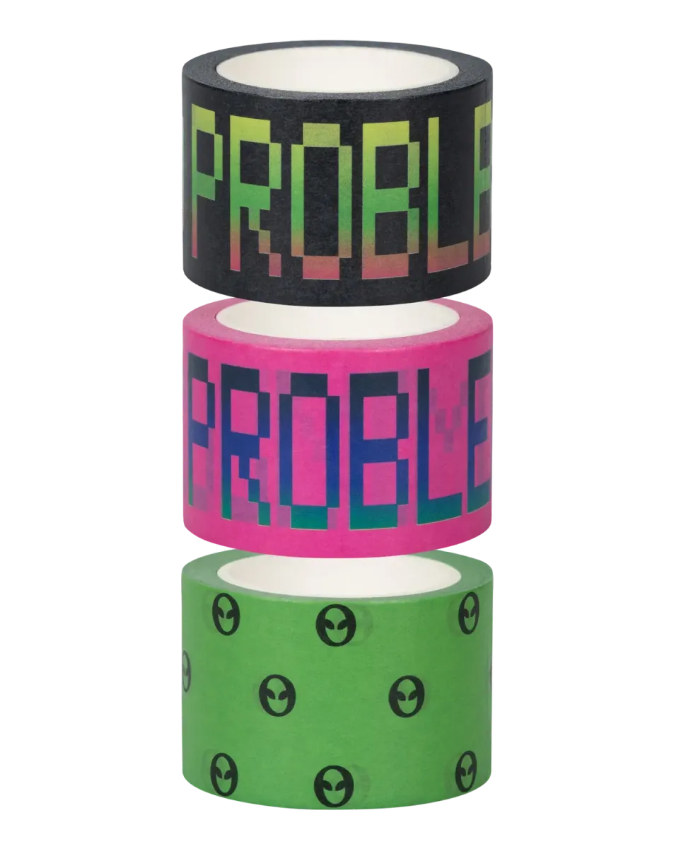 No Problemo Digi Problemo Alien-O bandă washi