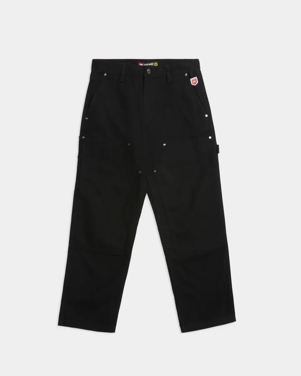 Ecko Red Combed Ripstop pantaloni cargo din bumbac