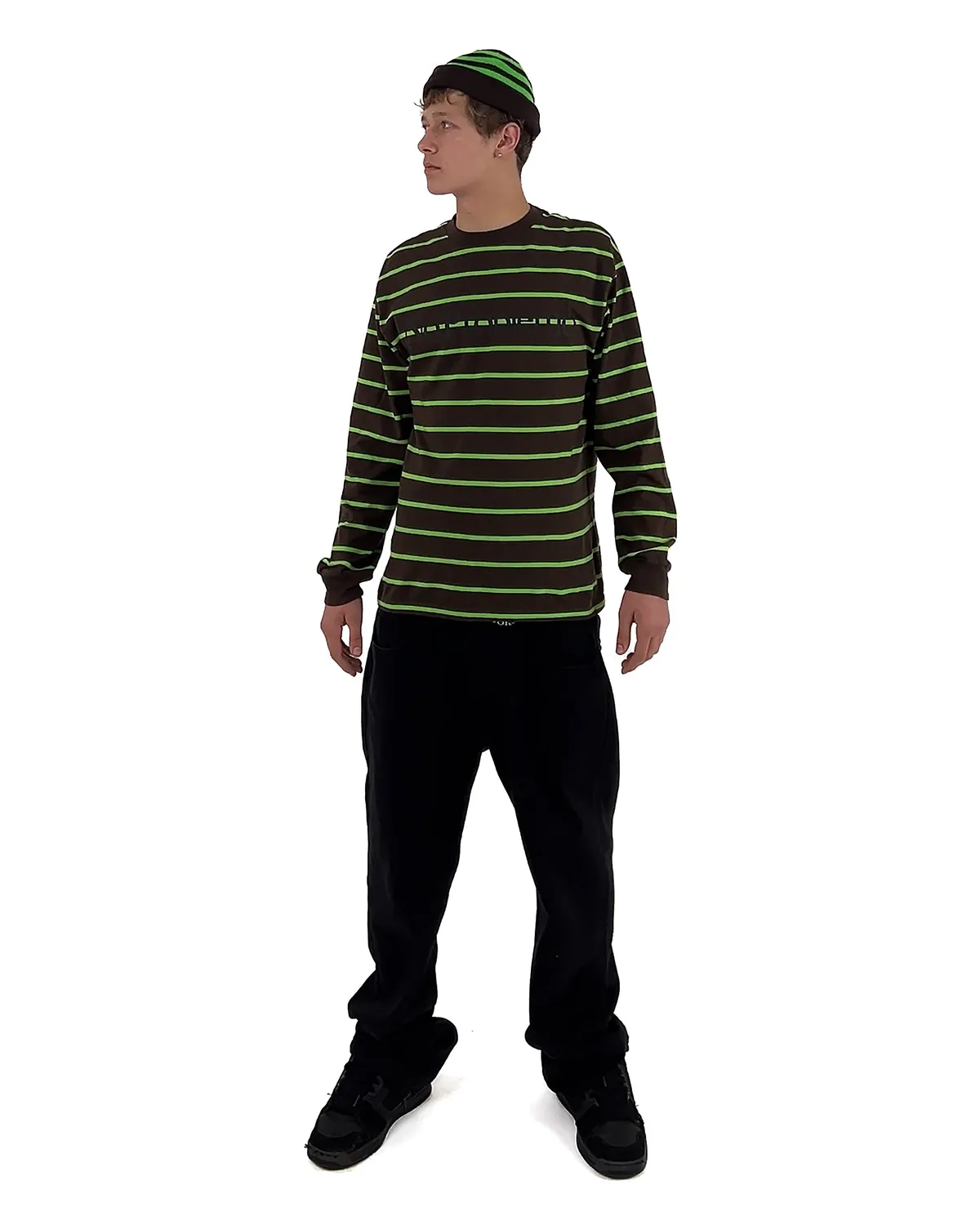 No Problemo Striped LS Tee tricou multicolor dungi