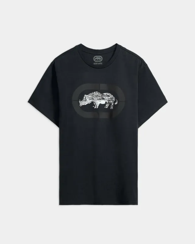 Ecko Red Graffiti Across The City tricou bumbac gros