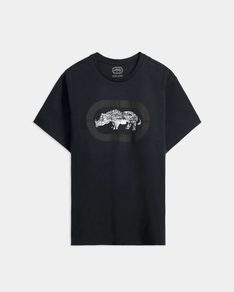 Ecko Red Graffiti Across The City tricou bumbac gros