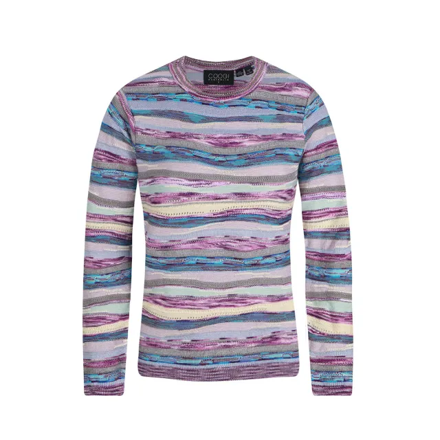 COOGI All-Season pulover damă mov bumbac mânecă lungă