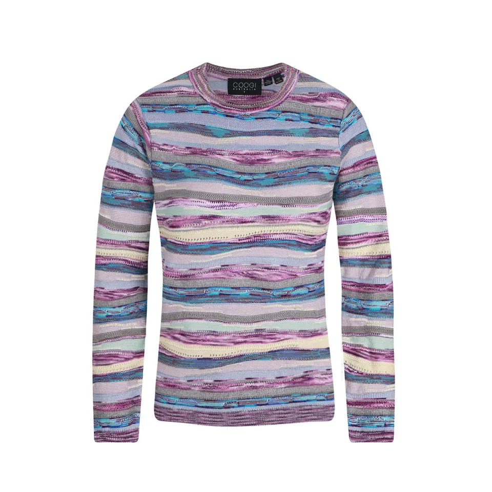 COOGI All-Season pulover damă mov bumbac mânecă lungă