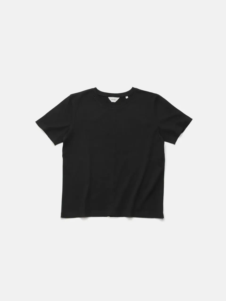 Enrage Round Neck Tee Black tricou negru bumbac