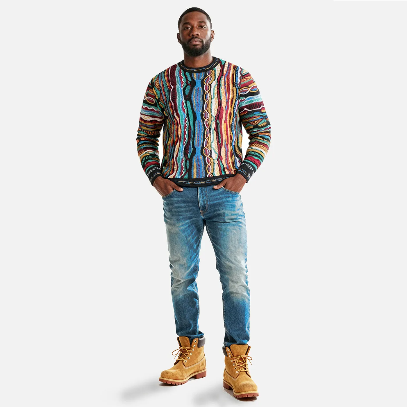 COOGI Los Angeles Crewneck pulover multicolor bumbac